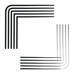 abstract black white stripe line. geometric hexagon texture background. polygon pattern. retro styled concept