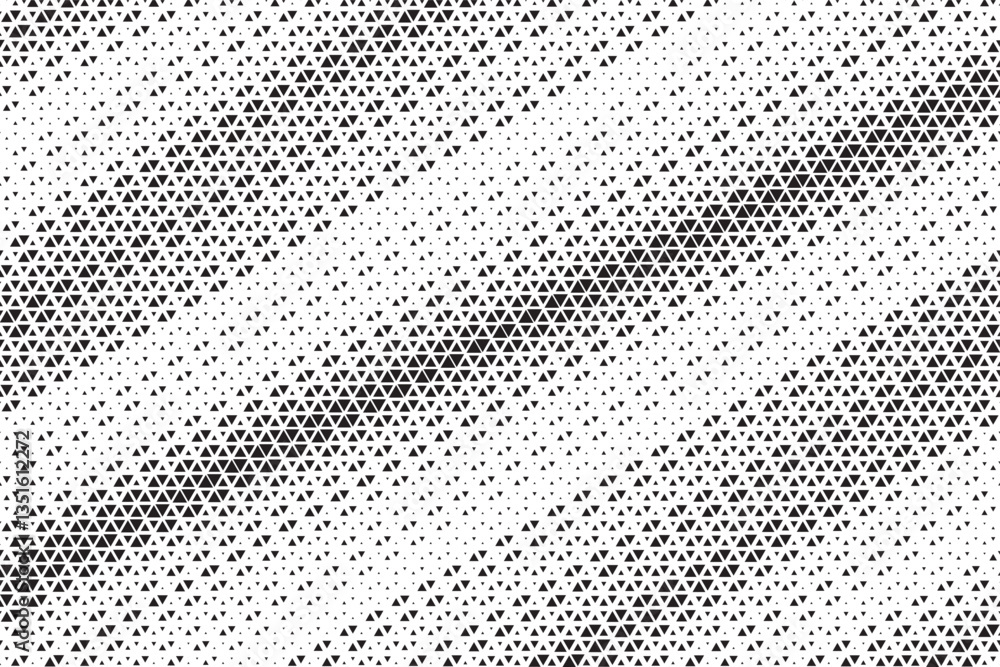 Aufkleber triangular halftone texture retro wave vector. geometric technology abstract diagonal dotted backgro