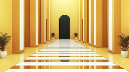 Create a clear data integration challenge chart with neon yellow hurdles on a simple background, highlighting ease of understanding.