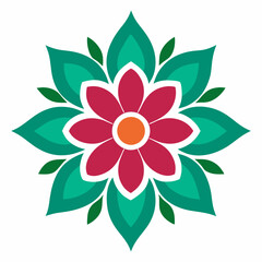 Flower Pattern Design vector illustration 