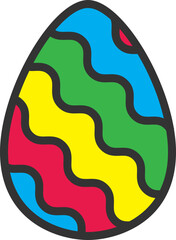 easter eggs icon, egg, decoration, celebration,