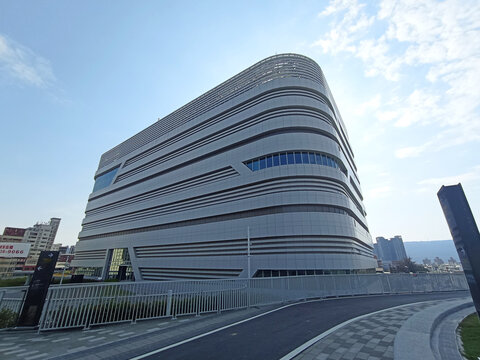 Kaohsiung, Taiwan - March 21, 2025: The brand new station in Kaohsiung City is an underground railway station for Taiwan Railways and Kaohsiung MRT. 