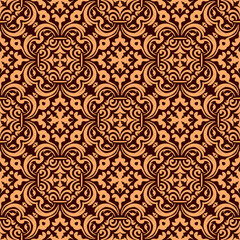 Elegant Damask Seamless Pattern. Vector design for Wallpaper, Fabric, Branding, Packaging, Invitations, Wedding, Home Decor Design