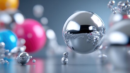 Abstract sphere composition