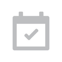 check mark calendar icon