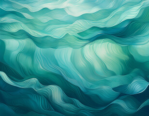 seamless underwater rippling water texture soft blue and green hues