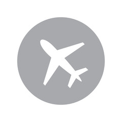 airplane button icon