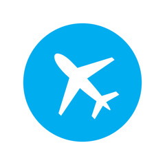 airplane button icon