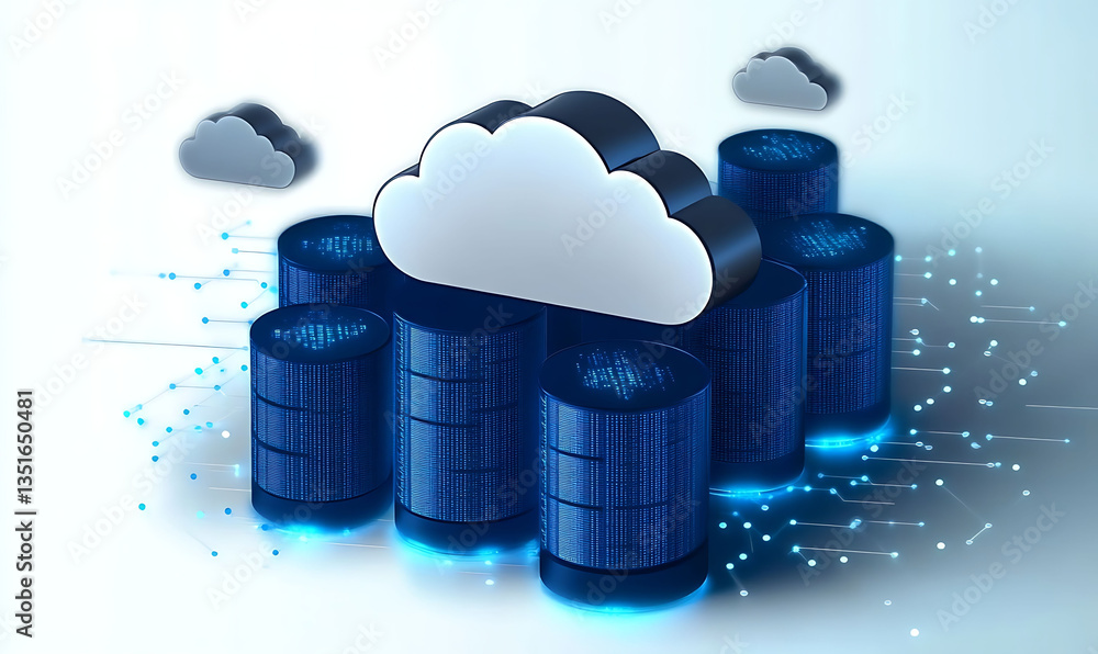 Poster a safe and reliable cloud platform that offers secure storage and remote backup for encrypted digita