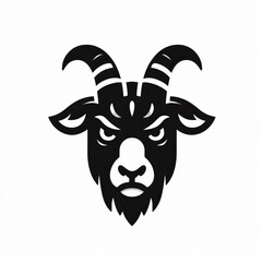 goat vector illustration black silhouette