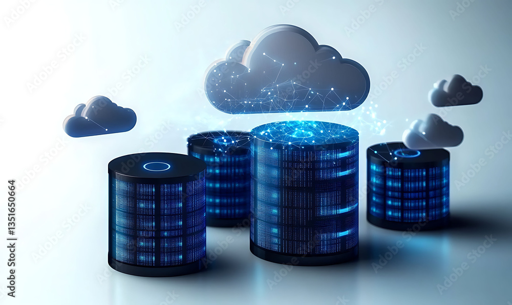 Poster a safe and reliable cloud platform that offers secure storage and remote backup for encrypted digita