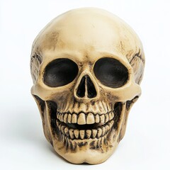 Obraz premium Generic Skeleton Mask Moment Toothy Background. Hollow