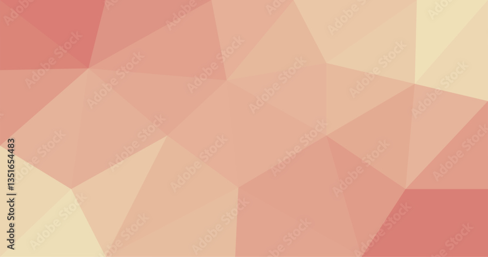Poster triangle background in origami style with gradient fill color rectangle