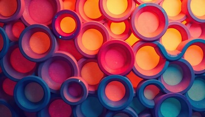 Interlocking circles creating a seamless texture, repeat, oval