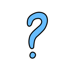 question mark vector element