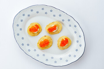 restaurant food on a white background
