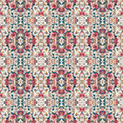 Fototapeta premium mix seamless pattern for textile design