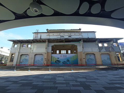 Kaohsiung, Taiwan - March 21, 2025: The brand new station in Kaohsiung City is an underground railway station for Taiwan Railways and Kaohsiung MRT. 