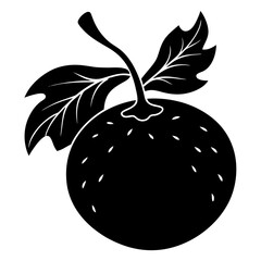 Asparagus fruit silhouette vector illustration 