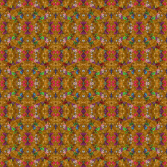 mix seamless pattern for textile design