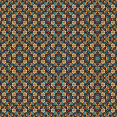 mix seamless pattern for textile design