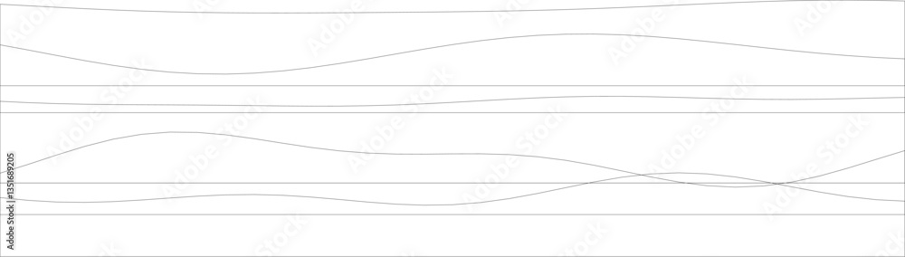 Poster abstract black line patterns on white background: linear art and geometric design.