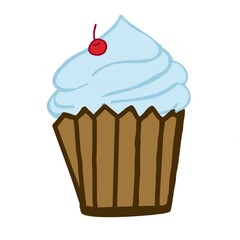cupcake with cherry🧁