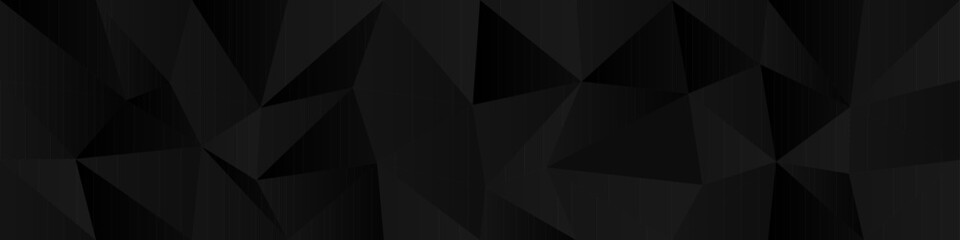 Abstract geometric chaos design with dark polygonal triangles for modern background or digital art.