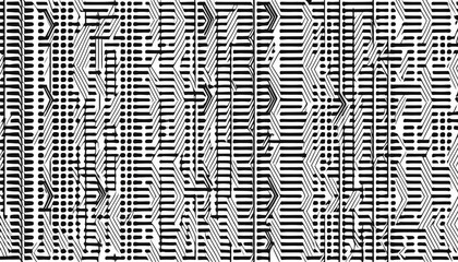 seamless pattern with black arrows on white background texture background of evenly spaced white arrow symbols of different sizes wallpaper template way direction navigation