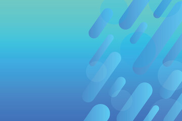 青い抽象的なオブジェ