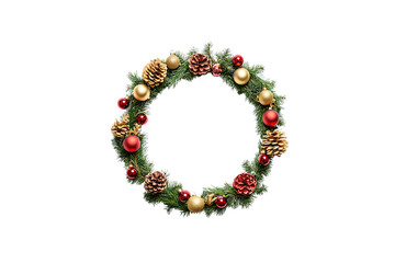 Christmas Wreath with Transparent Background