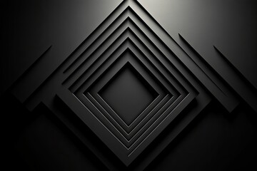 Fototapeta premium An abstract symmetrical design featuring multiple layered geometric shapes