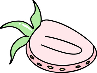 Strawberry, hand drawn