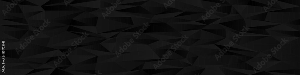 Poster abstract geometric background with dark polygonal pattern for modern design and digital art concepts