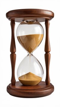 Hourglass isolated on white