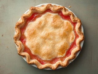 Delicious golden crust fruit pie.