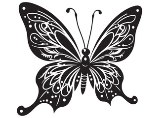butterfly silhouette logo icon vector, flying butterfly silhouette logo, butterfly logo creative design black animal, black butterfly silhouettes on wings isolated on white background.