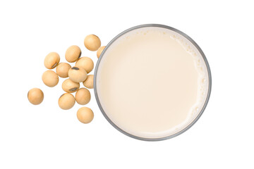 soy milk with soy bean