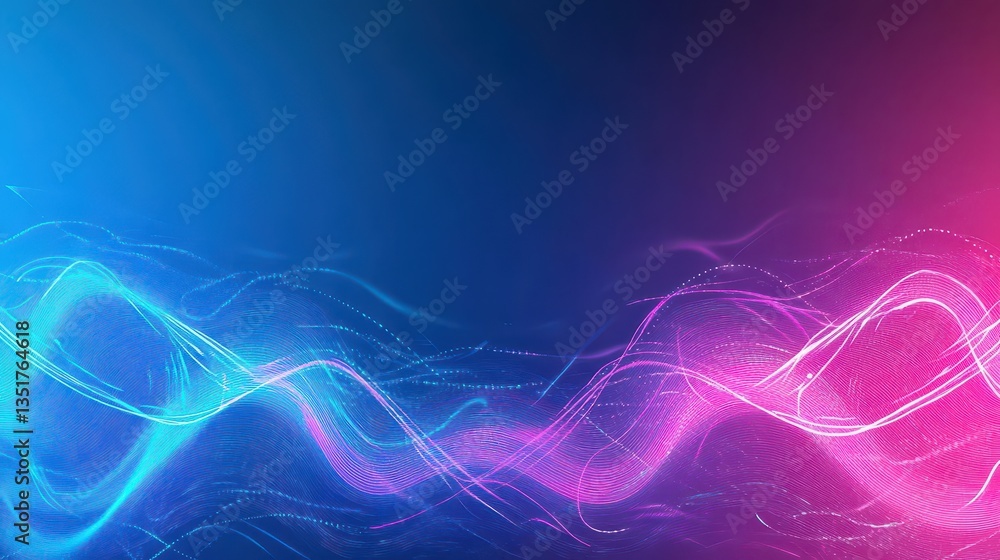 Aufkleber colorful wave of light creating an abstract background that evokes a sense of energy and modern aest