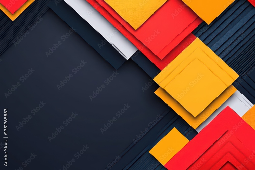 Aufkleber black and orange abstract background with a modern design creating a bold and striking visual presen