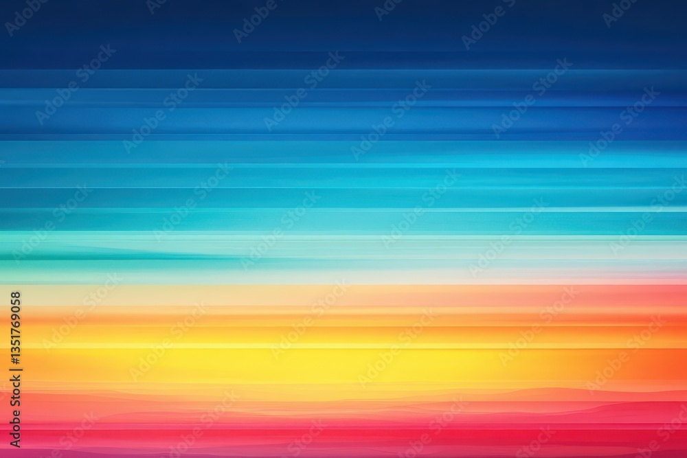Aufkleber stunning colorful sunset with abstract blurred effects creating a dreamy and serene atmosphere of tr