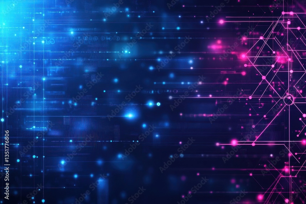 Aufkleber a mesmerizing blue and pink abstract background capturing the essence of modern art and digital crea