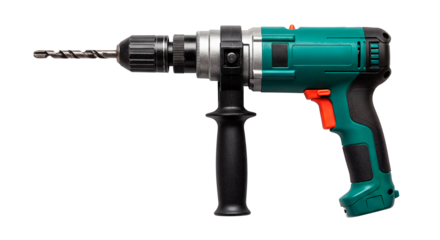 Drill with adjustable speed for easy control of the drilling process.