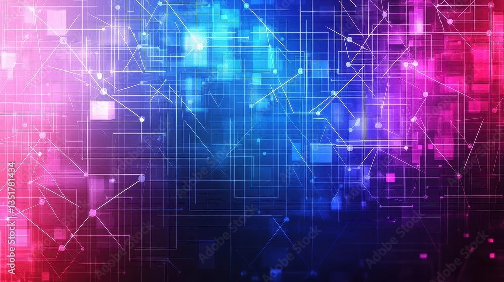 Poster colorful abstract background featuring a fusion of bright colors and unique patterns for creative de