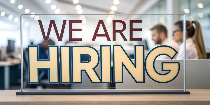 Exciting Job Opportunities Await: Join Our Team Today with Our "We Are Hiring Now" Announcement Featuring a Golden Star Design to Attract Top Talent