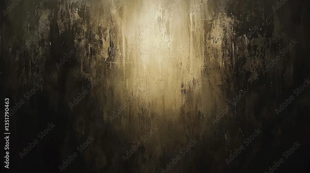 Aufkleber a textured wall with a gradient of light and dark shades creating an abstract and moody atmosphere