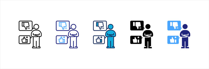 Consumer Preferences Multi Style Icon Set