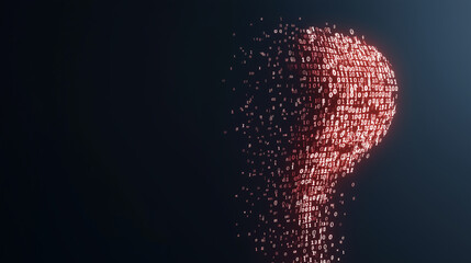 Obraz premium A dynamic scene of big data in motion set against a tech-savvy business background, featuring themes of quantum computing and AI artificial intelligence.