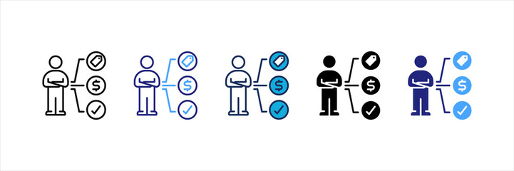 Consumer Behavior Multi Style Icon Set