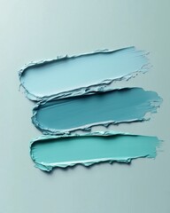 Abstract blue paint strokes on textured background representing creativity, minimal art, design elements and modern visual branding